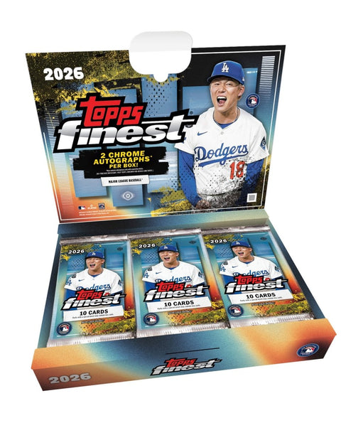 2026 Topps Finest Baseball Hobby Box - underpaidcollectibles