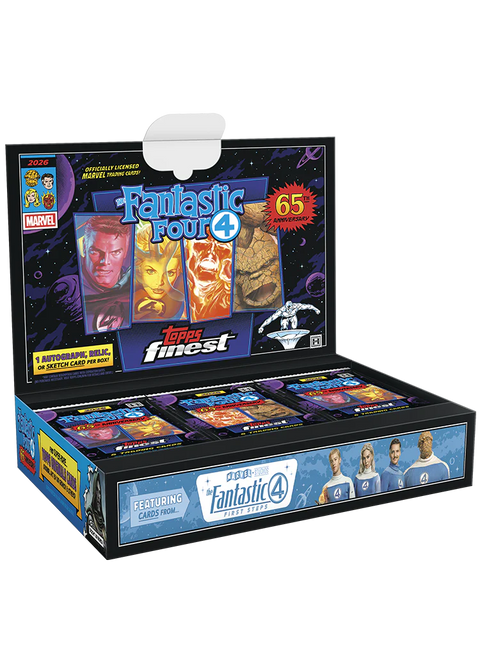 2026 Topps Finest Fantastic Four Hobby Box - underpaidcollectibles