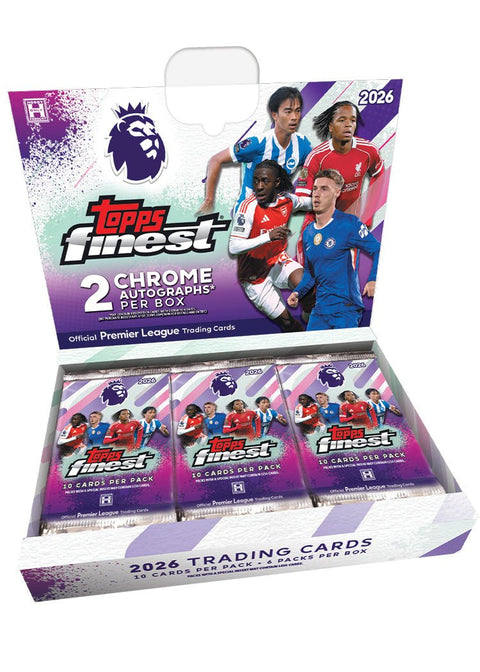 2026 Topps Finest Premier League Hobby Box - underpaidcollectibles