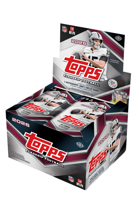 2026 Topps Football NFL Flagship Jumbo Box - underpaidcollectibles