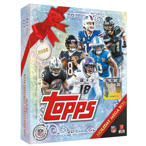 2026 Topps Holiday Football Mega Box - underpaidcollectibles