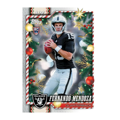 2026 Topps Holiday Football Mega Box - underpaidcollectibles