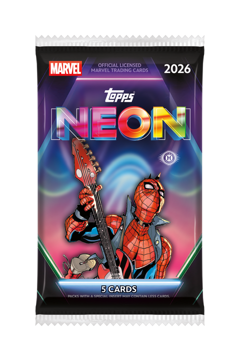 2026 Topps Marvel Neon Hobby Pack - underpaidcollectibles