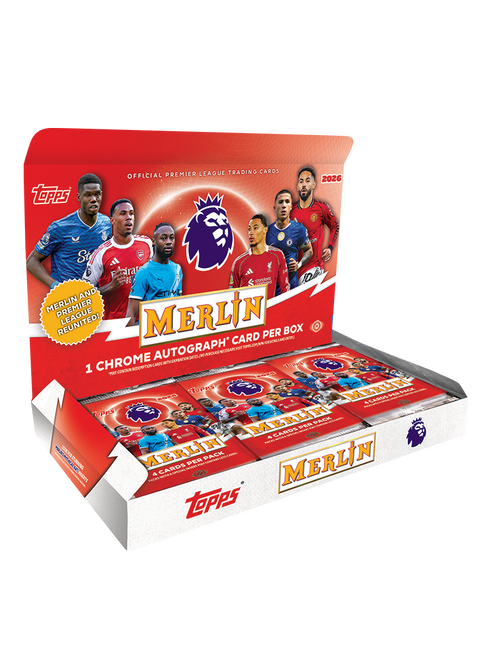 2026 Topps Merlin Premier League Hobby Box - underpaidcollectibles