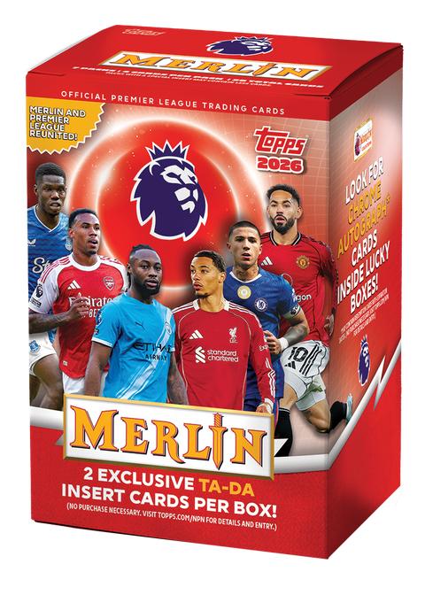 2026 Topps Merlin Premier League Value Blaster Box - underpaidcollectibles