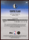 2026 Topps Signature Class Basketball: Cooper Flagg (101) - underpaidcollectibles