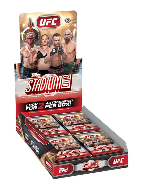 2026 Topps Stadium Club UFC Hobby Box - underpaidcollectibles
