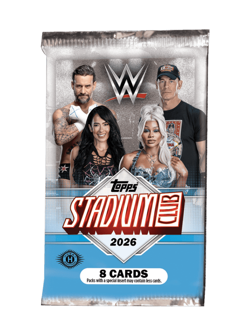 2026 Topps Stadium Club WWE Wrestling Hobby Pack - underpaidcollectibles