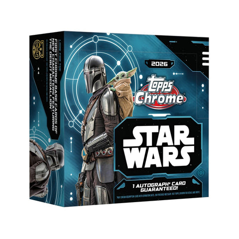 2026 Topps Star Wars Chrome Hobby Box - underpaidcollectibles