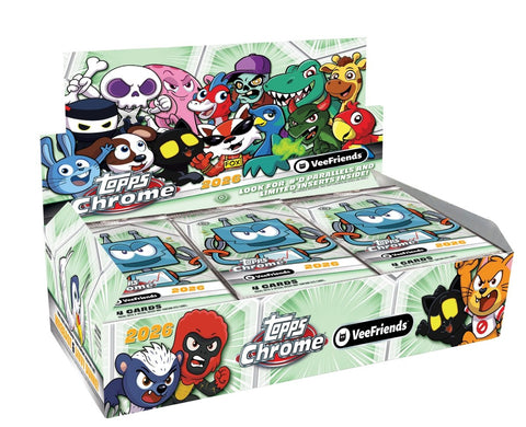 2026 Topps VeeFriends Chrome Hobby Box - underpaidcollectibles