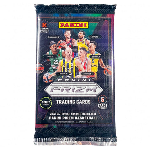 23 - 24 Panini Prizm Basketball Turkish Airlines EuroLeague Hobby (1 Pack) - underpaidcollectibles