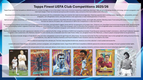 2025-26 Topps UEFA Club Competitions Finest Soccer Hobby Box