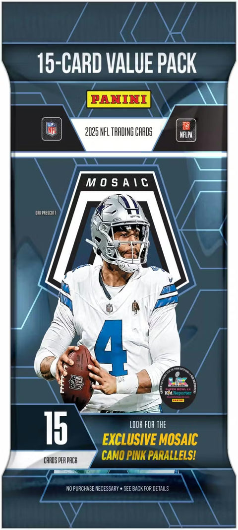 2025 Panini Mosaic Football Value Fat Pack