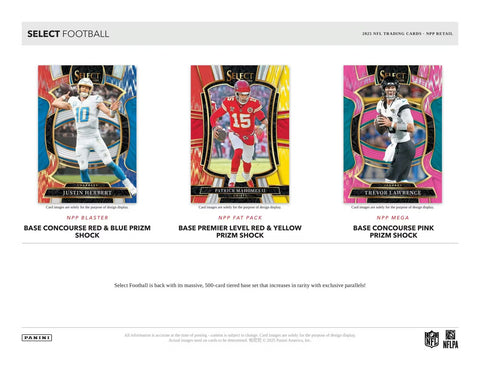 2025 Panini Select Football Blaster Box