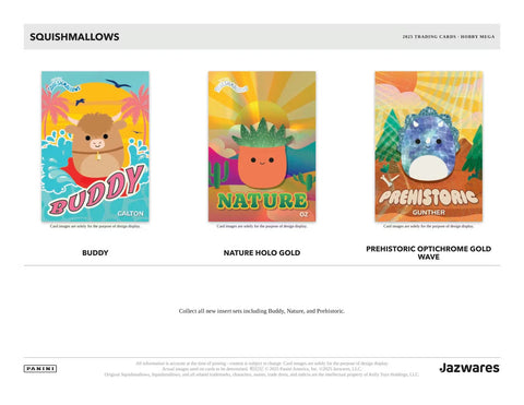 2025 Panini Squishmallows Trading Cards Hobby Mega Box