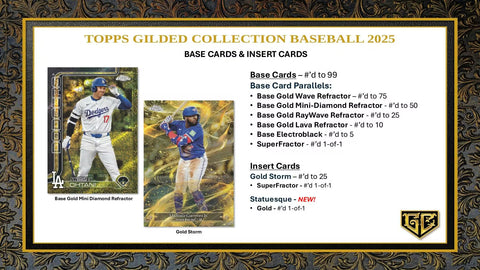 2025 Topps Gilded Collection Baseball Hobby Box