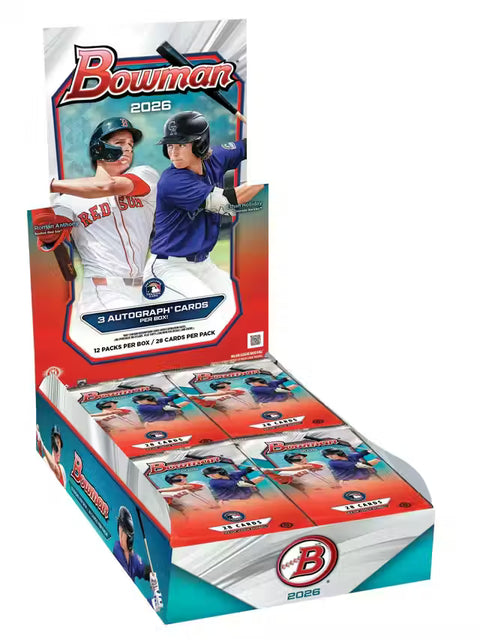 2026 Topps Bowman Baseball Hobby Jumbo Box