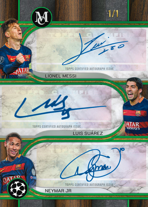 2025-26 Topps Museum UEFA Club Competitions Soccer Hobby Box