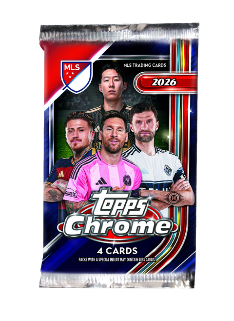 2026 Topps MLS Major League Soccer Chrome Hobby Pack