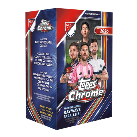 2026 Topps MLS Major League Soccer Chrome Value Blaster Box
