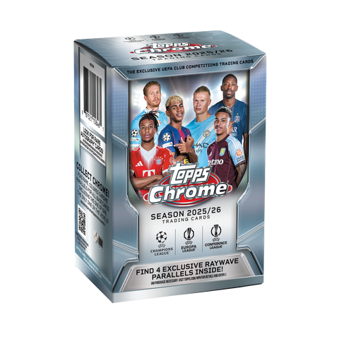 2025-26 Topps Soccer Chrome UCC UEFA Club Competitions Value Box