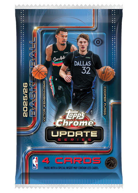 2025-26 Topps Chrome NBA Update Series Hobby Pack