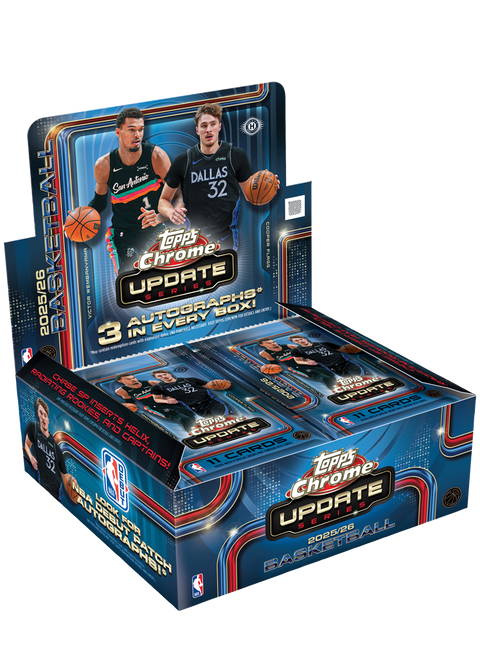 2025-26 Topps Chrome NBA Update Series Jumbo Hobby Box