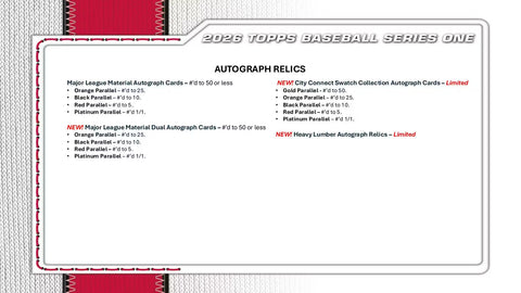 2026 Topps Series 1 Baseball Hobby Box