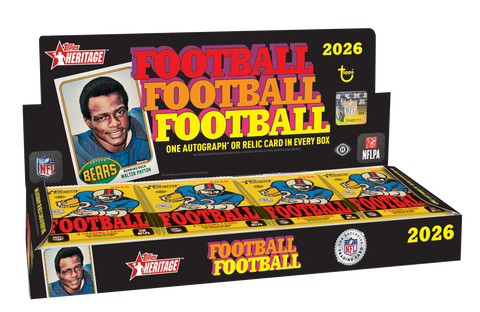 2026 Topps Heritage Football NFL Hobby Box