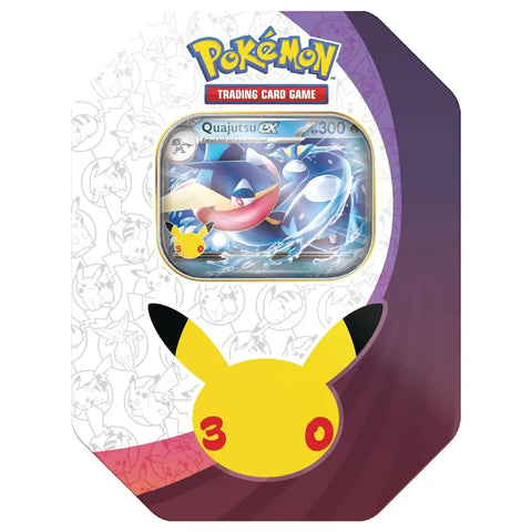 Pokémon TCG: 30 Jahre Quajutsu ex Tin-Box (DE)