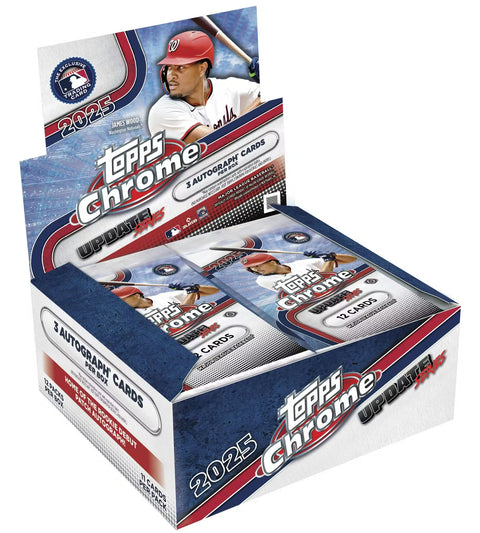 2025 Topps Chrome Update Series Baseball Hobby Jumbo Box