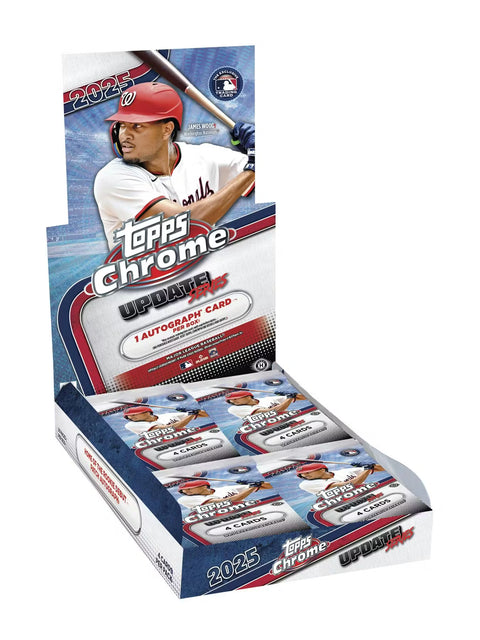 2025 Topps Chrome Update Series Baseball Hobby Box
