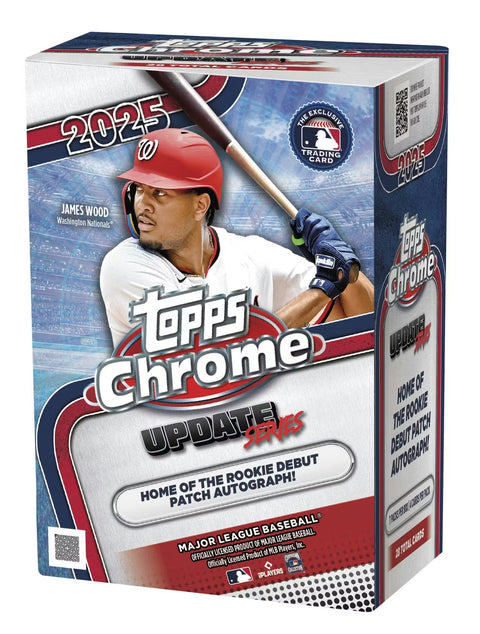 2025 Topps Chrome Update Series Baseball Value Blaster Box