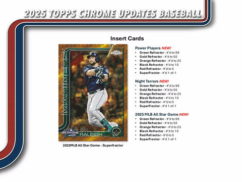 2025 Topps Chrome Update Series Baseball Hobby Pack