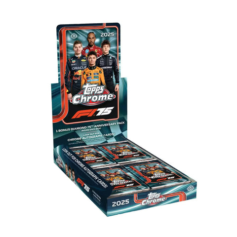 2025 Topps Chrome F1 Formula 1 Hobby Box