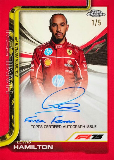 2025 Topps Chrome F1 Formula 1 Hobby Box