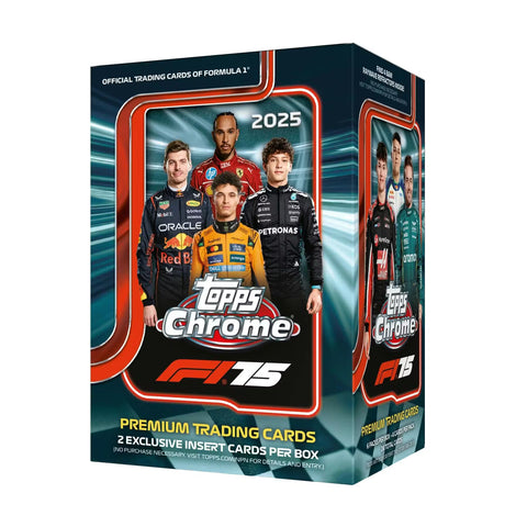 2025 Topps Chrome F1 Formula 1 Value Blaster Box