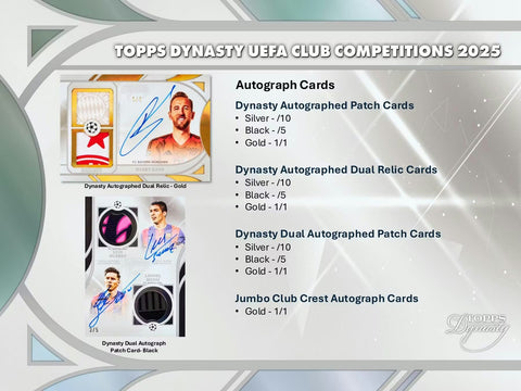 2024-25 Topps Dynasty UEFA Champions League Soccer Hobby Box