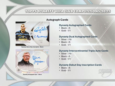 2024-25 Topps Dynasty UEFA Champions League Soccer Hobby Box