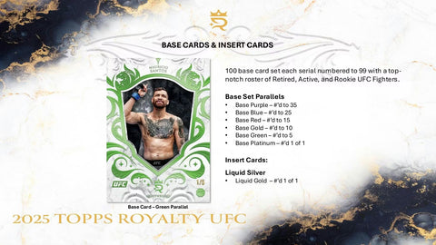 2025 Topps Royalty UFC Hobby Box
