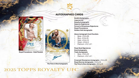 2025 Topps Royalty UFC Hobby Box