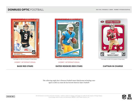 2025 Panini Donruss Optic Football International Hobby Box
