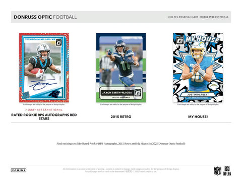 2025 Panini Donruss Optic Football International Hobby Box