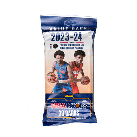 2023-24 Panini NBA Hoops Retail Fat Pack (1 Pack)