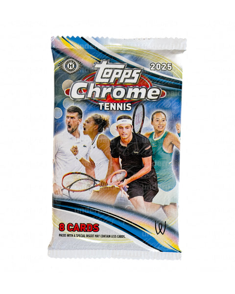 2025 Topps Chrome Tennis Hobby Pack