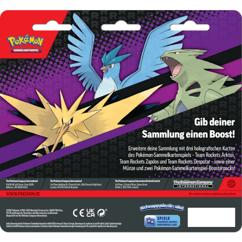 Pokémon TCG – Karmesin & Purpur: Enhanced 2-Pack Blister – Artkos & Zapdos & Despotar (DE)