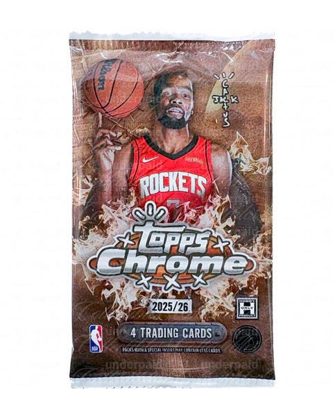 2025-26 Topps Chrome Cactus Jack Basketball Hobby Pack