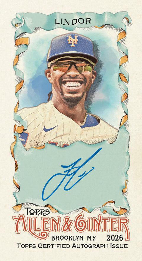 2026 Topps Allen & Ginter Baseball example card - Mini Baseball Autographs