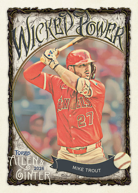 2026 Topps Allen & Ginter Baseball example card - Wicked Power insert