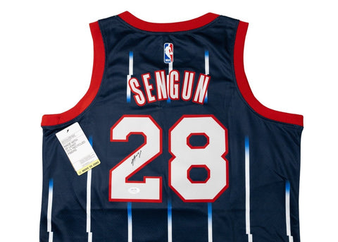 Alperen Sengun Autographed Nike Swingman Jersey Houston Rockets PSA - underpaidcollectibles